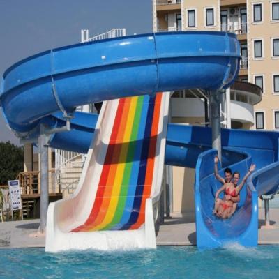 China Durable outdoor fiberglass water playground slides with best prices for sale