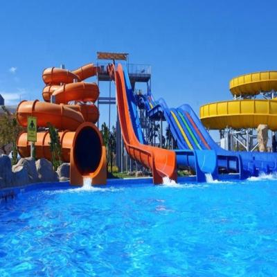 China Durable water fun park huge water park games theme park water slide for sale