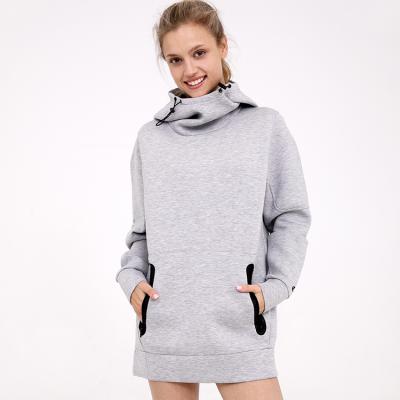 China High Street Factory Price Package Hip Hoodies Women Anti-Shrink Comic Top Pocket Big Size Long Hoodies for sale