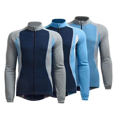 China Men's Organic Cotton Mesh Tight Muscle Long Sleeve Colorblock Workout Bike Anti-Shrink Fishing Running Rugrat Sports Blouses And Shirt for sale