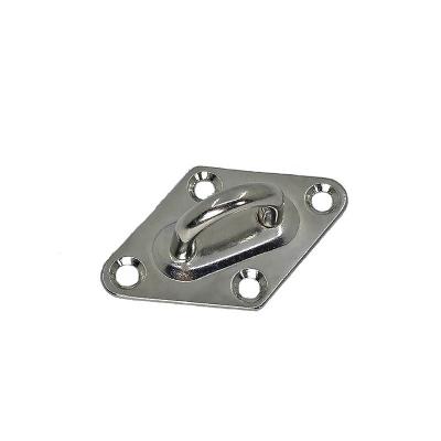 China Heavy Industry Hardware Stainless Steel Marine Polishing Square Eye Plates Welded for sale