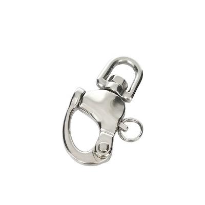 China Heavy Industry Durable Stainless Steel Snap Out Surface Swivels Snap Shackle for sale