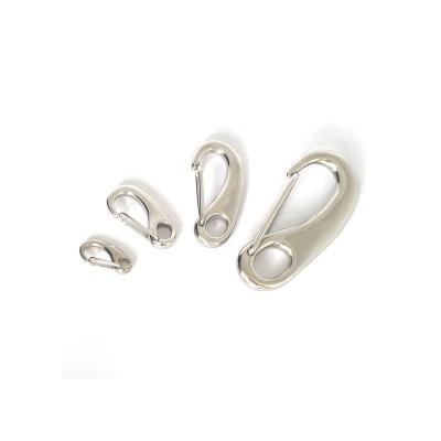 China Heavy Industry Factory Supply Stainless Steel Egg Shape Spring Wire Snap Door Hooks for sale