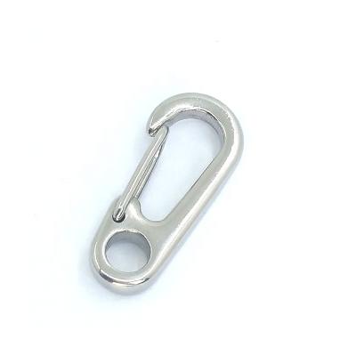 China Heavy Industry China Manufacturer Stainless Steel Spring Fixed Eye Snap Hook for sale