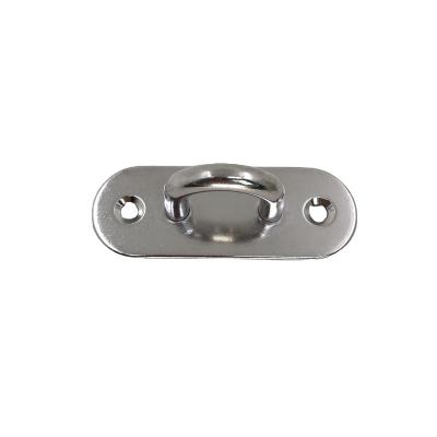 China Industry Stainless Steel Pad Eye Oblong Plate U Hooks Marine Grade for sale