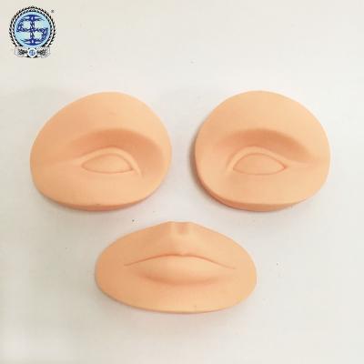 China Berlin Permanent Makeup 3D Disposable Silicone Practice Skin For Eyebrow for sale