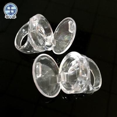 China Disposable Berlin Acrylic Permanent Makeup Tattoo Dye Ink Ring Cup With Cap for sale