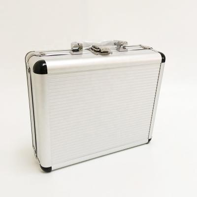 China Berlin Small Size Silver Aluminum Portable Box Tattoo Tool Cosmetic Carrying Case for sale