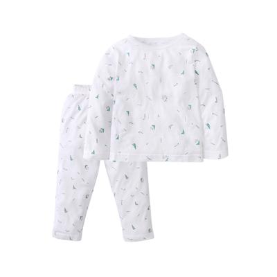 China Casual Baby Clothes Toddler Clothes Boys Girls Clothes Sets Roupas De Bebe Bamboo Baby Pajama Long Sleeves Clothing Set for sale