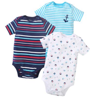 China Supplier Custom Infant Clothing Factory Long Sleeve Newborn Romper Clothes Romper Set Boys Baby Clothing for sale