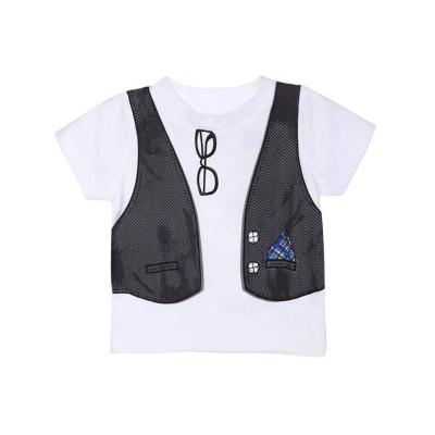 China QUICK DRY summer clothing baby boy brand FITBEAR casual t-shirt for kids for sale