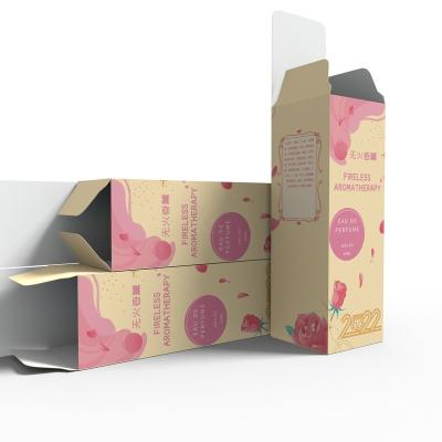 China Custom Recyclable Paper Gift Essential Oil Candles Recyclable/Fragrance/Fragrance/Aromatherapy Packaging Boxes for sale