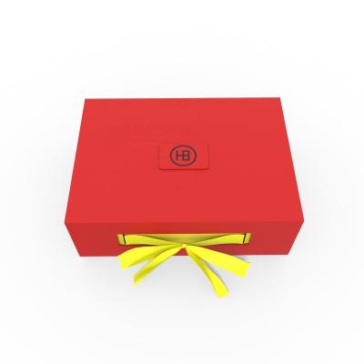 China Recyclable Custom Size Printing Bow Tie Mystery Box Packaging Box for sale