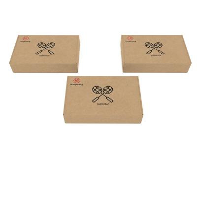 China Recyclable Custom Printing Single Mailing Packaging Box For Badminton Racket Packaging for sale