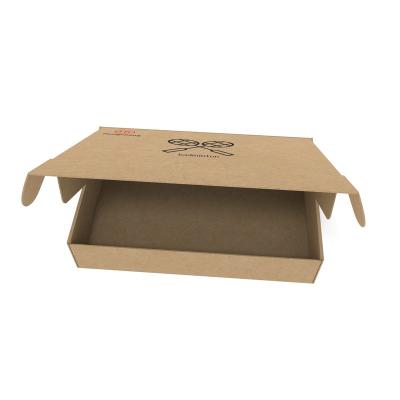 China Custom Earphone Packaging Brown Kraft Paper Recyclable Cardboard Box for sale