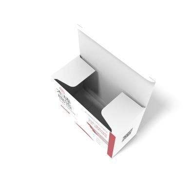 China Recyclable Customized Printing Paper Packaging Gift Announcement Box For Swab Cotton Medicine Use for sale