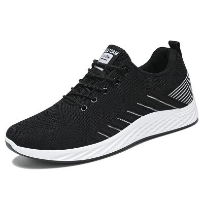 China Cushioning Soft Fabric Lining Breathable Mesh Upper Lightweight Man Sports Shoes And Flexible Textile Shoe for sale