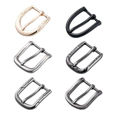 China Pin Buckle Pin Buckle YIXI All-match Business Flat Belt Buckle Zinc Alloy Zinc Alloy Laser Pattern Men's Belt Buckles Blanks Manufacturers for sale