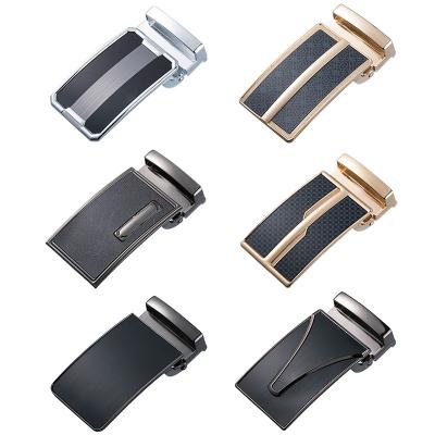 China Hot Selling Buckle YIXI PLA-L 40mm Good Quality Classic Flat Plate Buckle Custom Logo Metal Zinc Alloy Hot Sale Clip Plain Back Belt Buckle For Men for sale