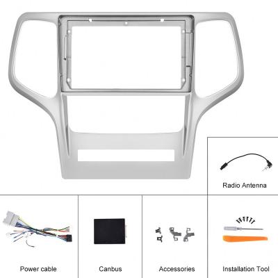 China /YESTGD Damage-Free 9 Inch Double Din Car Kit DVD Player Special Accessories Car Radio Fascia For Jeep Grand Cherokee 2008-2013 for sale