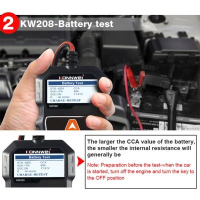 China YESTGD 12V Car Battery Tester Multi-Languages ​​Car Analyzer Charging Diagnostic Tool A2884 for sale