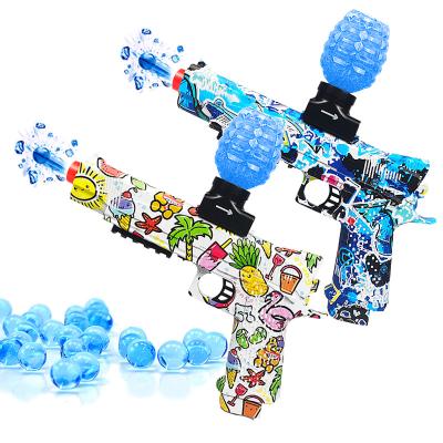 China AKM47 gelblaster M416 funny outdoor plastic splatter ball electric water gel ball guns gel blaster toy gun for sale