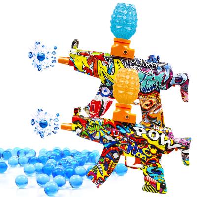 China Funny Outdoor Electric Toy Plastic Water Gel Adult Outdoors Gel Gun Gel Ball Sandblaster Toy Guns for sale