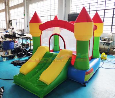 China Hot Selling Mini Outdoor Entertainment Inflatables Castle Toddler Bounce Indoor Bouncy House With Slide for sale