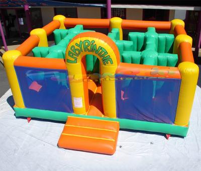 China Outdoor Inflatable Bounce House Maze Commercial Grade Entertainment Obstacle Course Commercial Inflatable Combo Giant for sale