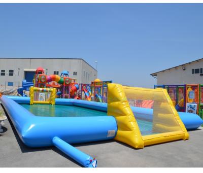 China Wholesale Factory Price Entertainment Soap Football Stadium Inflatable Cheap Hinchables Outdoor Kids Campos De Futbol for sale