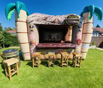 China Outdoor wholesale inflatable inflatable drink booth inflatable bouncer castle carnival party entertainment tiki bar for sale for sale