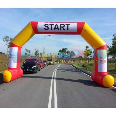 China Outdoor entertainment factory price cheap huge explosion advertising cheap inflatable games arch for sale for sale