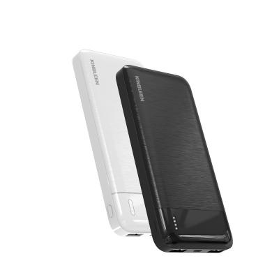 China KINGLEEN Portable Power Bank Charger 10000mAh Outdoor Triple Travel Ports Fast Charging USB External Charger Bank Battery Pack Mobile Phone Power Bank for sale