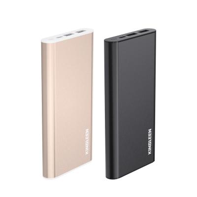 China OEM power bank KINGLEEN G06 small power bank 10000mah low price outdoor moving slim power banks custom original slim power bank dual usb port for sale