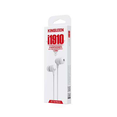 China Kingleen i1910 High Quality Premium Quality Wired Earphones Headphones / Stereo Earbuds MIC For 3.5mm Audio Device For Laptop Computer for sale