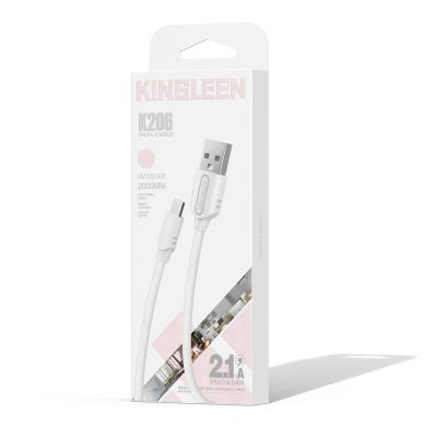 China Kingleen K203/K205/K206 2M Phone Planet 2.1A MP3/MP4 Player Fast Charger Mobile Phone Type-C Micro USB Data Cable For Samsung for sale