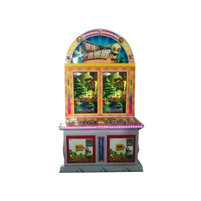 China BJ-A023 Fun Video Game Fixed Luck Heading Animal Vertical Cabinet Betting Game Shooting Machine L2400*W600*H2200 for sale