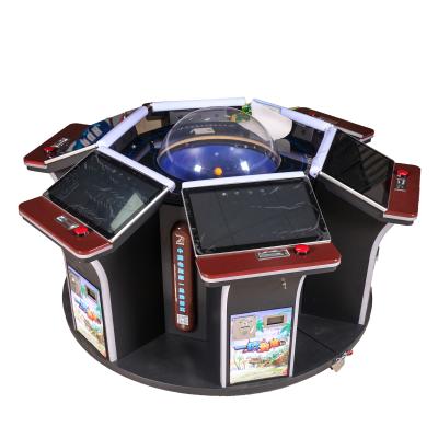 China Latest Design 6 Players Lucky Balls Arcade Game Lottery Coin Operated Machine L1920*W1920*H1060 for sale