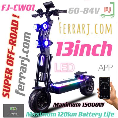 China FERRARJ.COM 14inch  top fastest off-road electric scooter china for sale