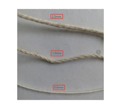 China For packing decoration cooking etc low price. guaranteed quality 100% End-strand cotton rope cotton twine rope for sale