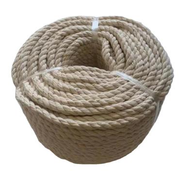 China For Industry Diameter 6mm-30mm Pure Cotton 3 Strand Twist Rope / Twist Rope 100% Cotton for sale