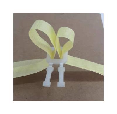 China Packing For Carton Factory Supply Attractive Price White Plastic Strap Clip Plastic Buckle for sale