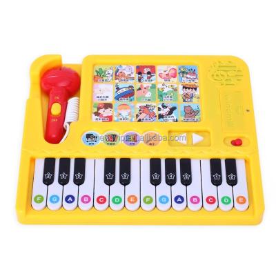 China 2016 Toy Custom Microphone Battery Operated Piano Musical Instrument For Kids Toys for sale