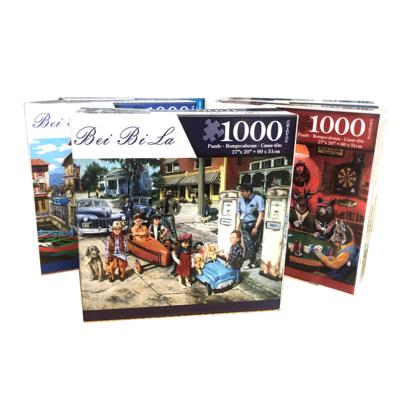 China Cartoon Toy Funny 1000 Piece Puzzle Toy Paper Puzzle 1000 for sale