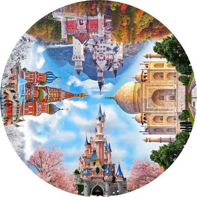 China Cartoon Toy 1000 Piece Jigsaw Round Shape Earth Puzzle Factory for sale