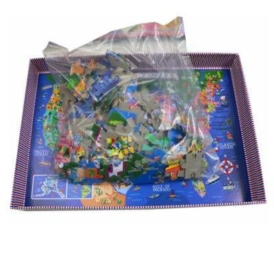 China 100% Eco-Friendly Geographic Jigsaw Educational Black Friday Jigsaw Puzzles for sale