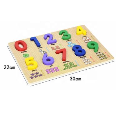 China Eco-friendly Toddler Number Puzzle Learning Puzzle Education Puzzles Custom Made for sale