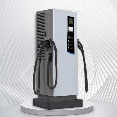 China 120-240KW Fast DC Ev Charger Charging Station For Electric Car Two Connectors For Fast DC Charging Station PEVC3108E for sale