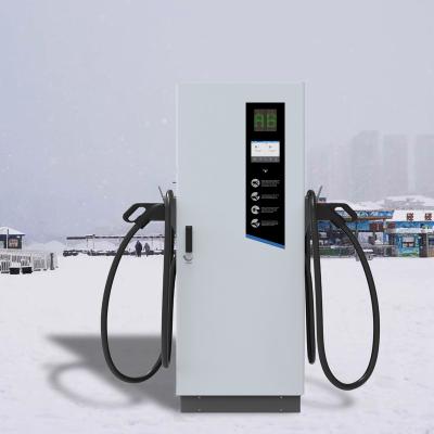 China 120kw RFID fast ev dc charging station 3 phase ev charger ocpp1.6j dc charging station for electric cars PEVC3108E for sale