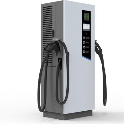 China 3phase RFED ev dc charging station swip ev charger 120kw with payment system for ev taxis PEVC3108E for sale